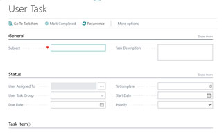 Task management